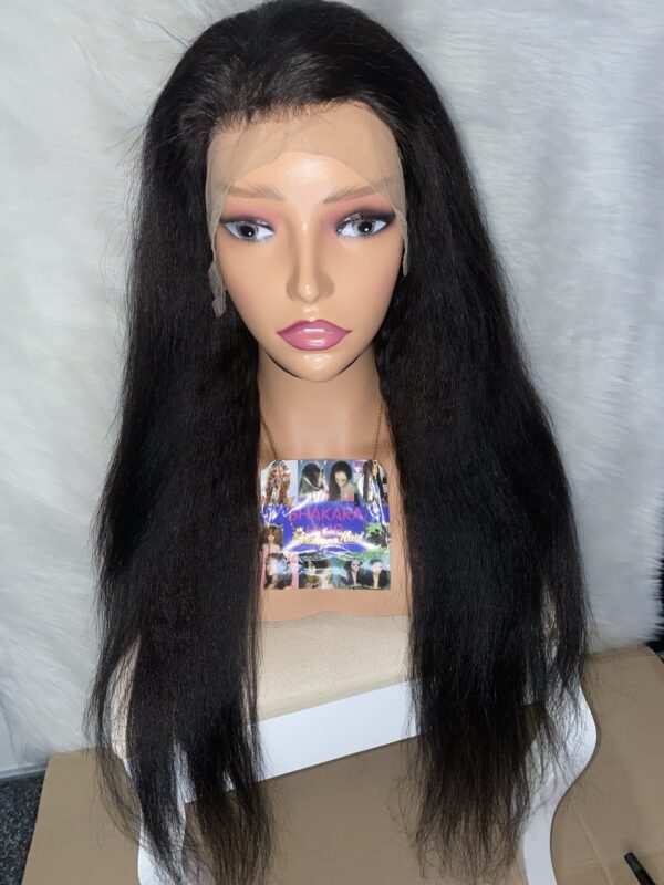image00221 Kinky Straight Virgin Human Hair 30 Inches Wig
