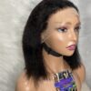 image00327 Kinky Straight Virgin Human Hair Straight 14 Inches Wig
