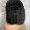 image00330 Kinky Straight Virgin Human Hair Straight 14 Inches Wig