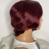 image01492 Burgundy Human Hair Pixie Cut Wig
