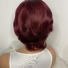 image01494 Burgundy Human Hair Pixie Cut Wig