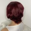 image01496 Burgundy Human Hair Pixie Cut Wig
