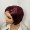 image01499 Burgundy Human Hair Pixie Cut Wig
