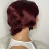 image01501 Burgundy Human Hair Pixie Cut Wig