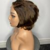 image01591 Brown Human Hair Pixie Cut Wig