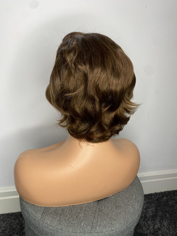image01593 Brown Human Hair Pixie Cut Wig