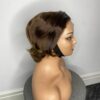 image01594 Brown Human Hair Pixie Cut Wig