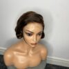 image01595 Brown Human Hair Pixie Cut Wig