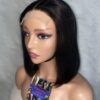 Double Drawn Virgin Human Hair Straight Bob Wig