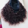 image00001 Virgin Human Hair Headband water curly dark-burgundy Wig