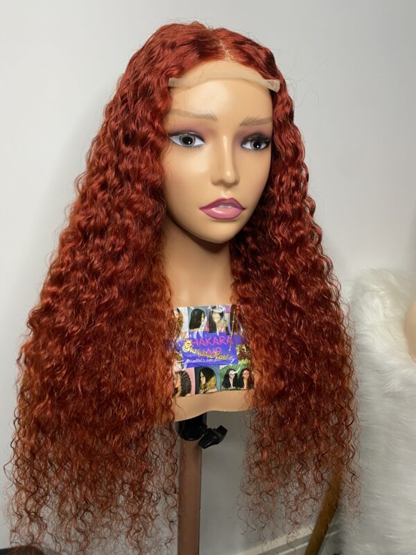 image00001 Virgin Human Hair Water Curly Wig (4x4 Lace Frontal)