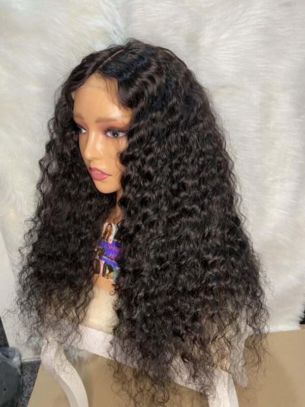 image00001 Virgin human hair deep wave wig