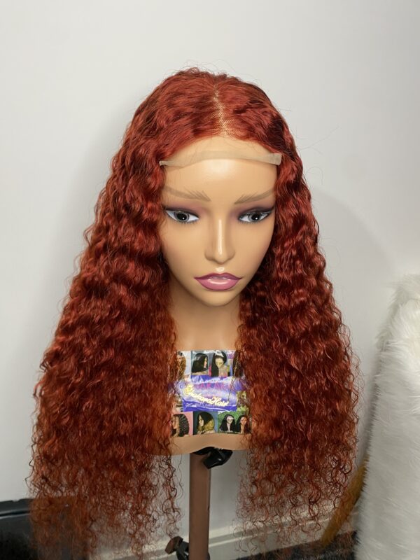 image00002 Virgin Human Hair Water Curly Wig (4x4 Lace Frontal)