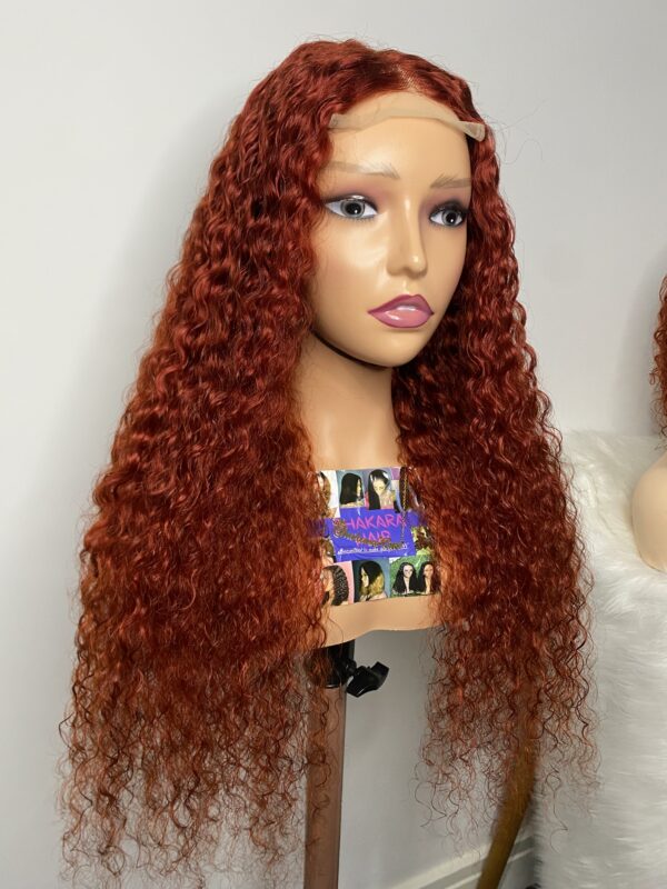 image00003 Virgin Human Hair Water Curly Wig (4x4 Lace Frontal)