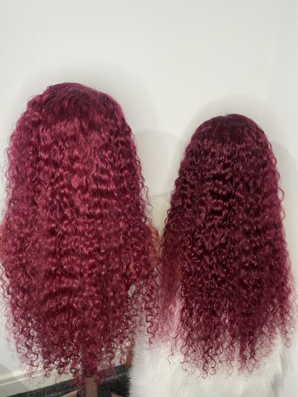 image00003 Virgin human Hair Water Curly Wig (13x4 Lace Frontal)