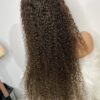 image00003 Brown Virgin Human Hair Deep Curls lace frontal Wig