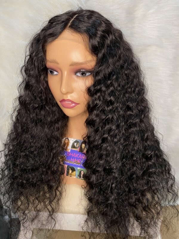 image00004 Virgin human hair deep wave wig