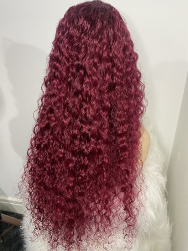 image00006 Virgin human Hair Water Curly Wig (13x4 Lace Frontal)