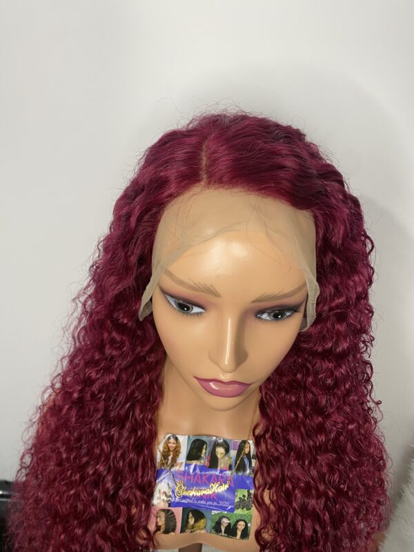 image00010 Virgin human Hair Water Curly Wig (13x4 Lace Frontal)