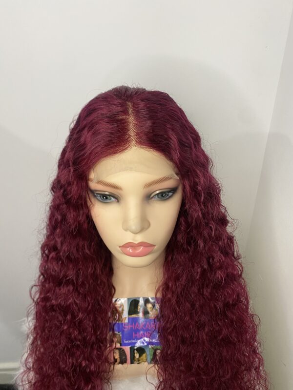 image00011 Virgin Human Hair Water Curly Wig (4x4 Lace Closure)