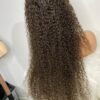 image00011 Brown Virgin Human Hair Deep Curls lace frontal Wig