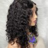 image00011 Black Virgin Human Hair Water Curls Wig (4x4 Lace Closure)