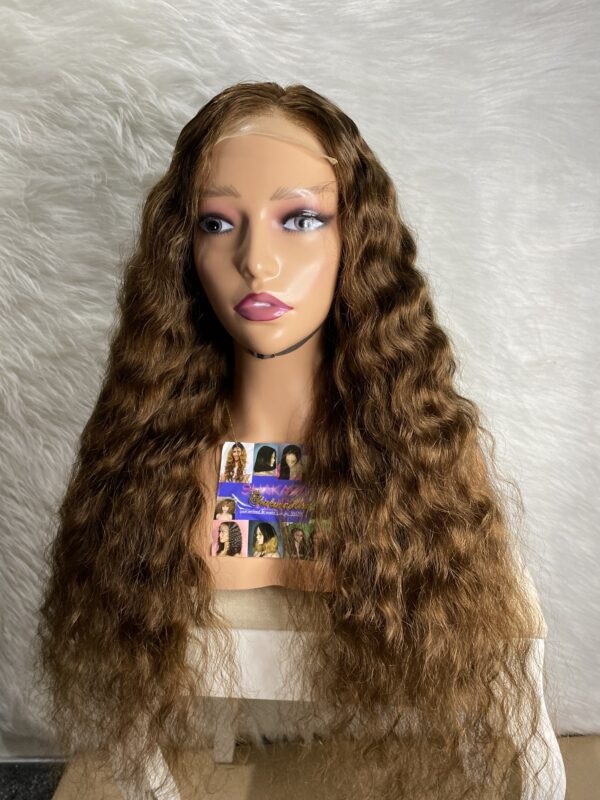 image00012 Virgin Human Hair Deep Wavy Wig