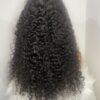 Black Virgin Human Hair SDD Half Caste Curly Wig