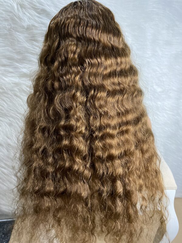image00013 Virgin Human Hair Deep Wavy Wig