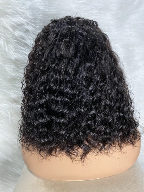 image00013 Black Virgin Human Hair Water Curls Wig (4x4 Lace Closure)