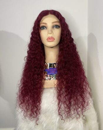 Virgin Human Hair Water Curly Wig (4x4 Lace Closure)