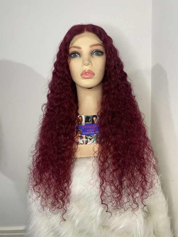 image00014 Virgin Human Hair Water Curly Wig (4x4 Lace Closure)