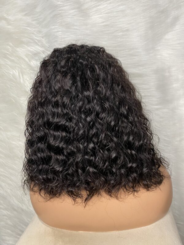 image00014 Black Virgin Human Hair Water Curls Wig (4x4 Lace Closure)