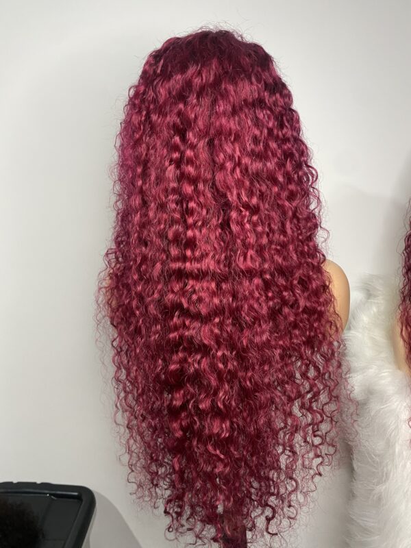 image00015 Virgin Human Hair Water Curly Wig (4x4 Lace Closure)