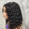image00015 Black Virgin Human Hair Water Curls Wig (4x4 Lace Closure)