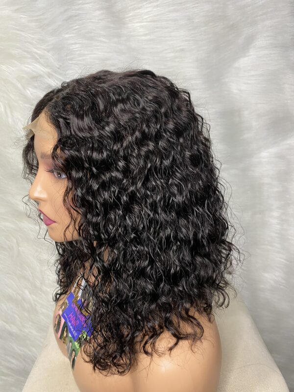 image00015 Black Virgin Human Hair Water Curls Wig (4x4 Lace Closure)