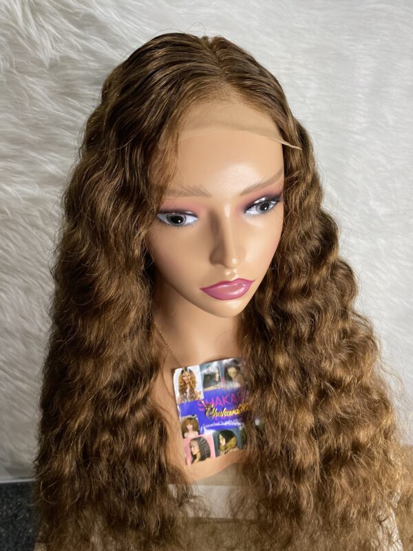 image00016 Virgin Human Hair Deep Wavy Wig