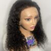 Black Virgin Human Hair SDD Half Caste Curly Wig