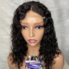 image00017 Black Virgin Human Hair Water Curls Wig (4x4 Lace Closure)