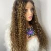 image00019 Virgin human Hair Water Curly Highlights Wig