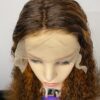 image00019 Virgin Human Hair Water Curly Wig (Brown & Burnt Orange Highlights)