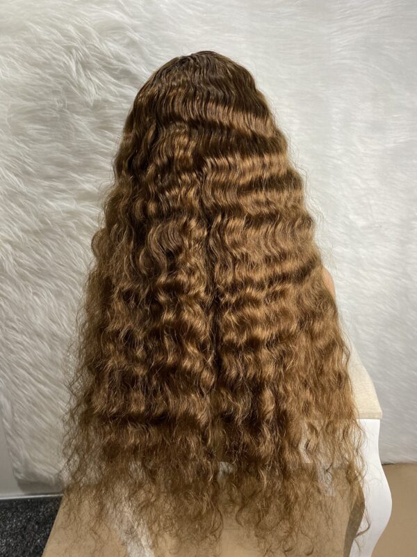 image00019 Virgin Human Hair Deep Wavy Wig