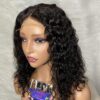 image00019 Black Virgin Human Hair Water Curls Wig (4x4 Lace Closure)