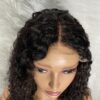 image00020 Black Virgin Human Hair Water Curls Wig (4x4 Lace Closure)