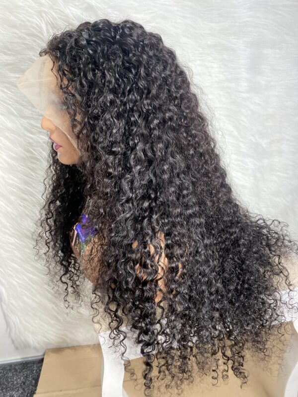 image00028 Virgin Human Hair Jerry Curls 13x4 lace frontal Wig