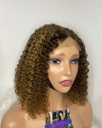 image00029 Virgin Human Hair Kinky Curls Wig