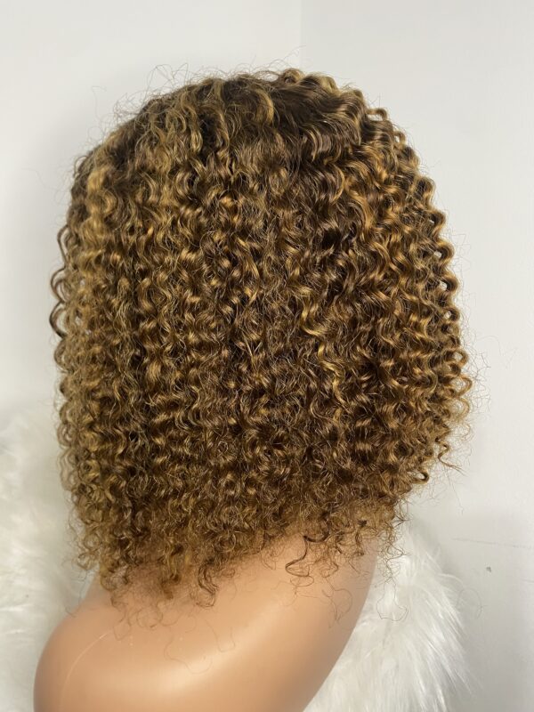image00033 Virgin Human Hair Kinky Curls Wig