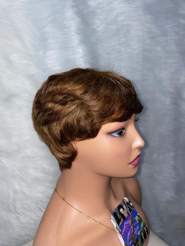 71pLzWROTeL._AC_SL1500_ Human Hair Wig.Rihanna style Pixie cut(black, wine, highlights)
