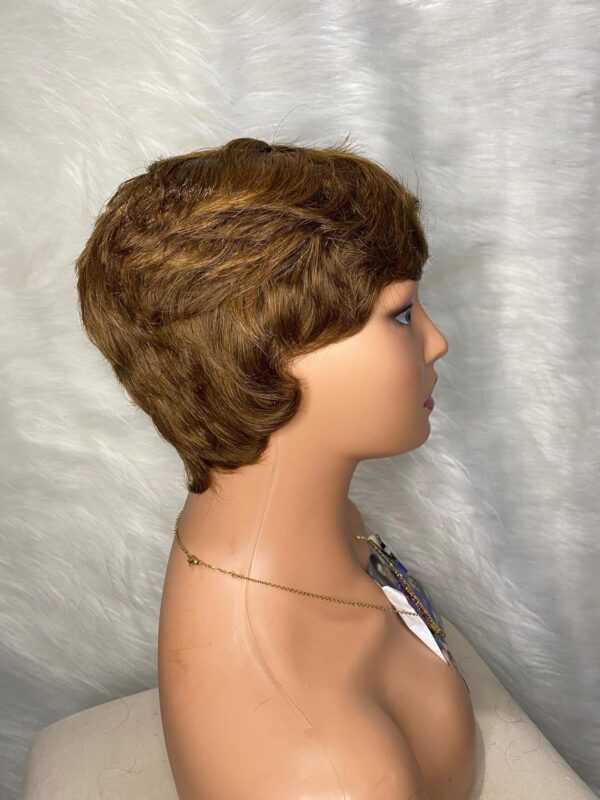 819nAgUAULL._AC_SL1500_ Human Hair Wig.Rihanna style Pixie cut(black, wine, highlights)