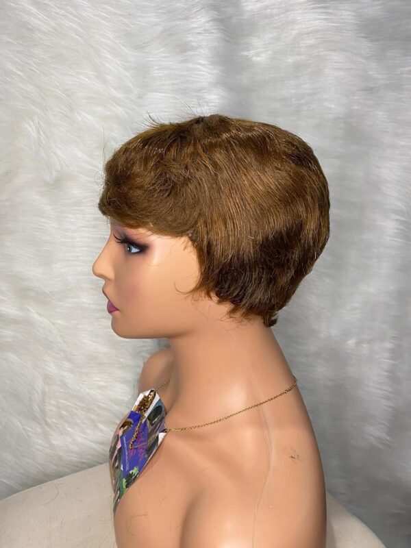 81qEJlvitmL._AC_SL1500_ Human Hair Wig.Rihanna style Pixie cut(black, wine, highlights)